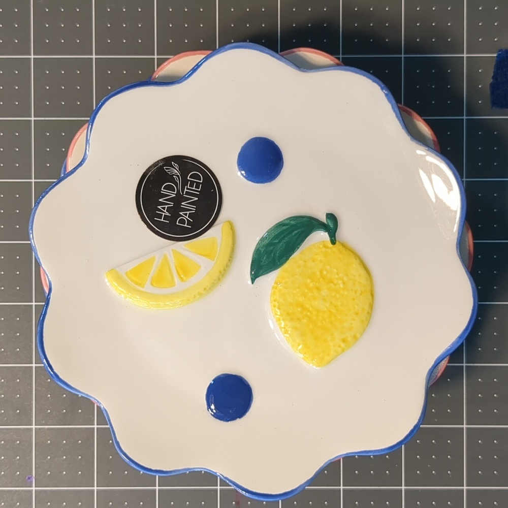 Luna & Sage Hand-Painted Dessert Plates